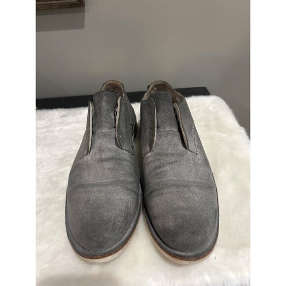 John Varvatos Laceless Derby Slip On Shoes Grey Mens Size 9 main image 5
